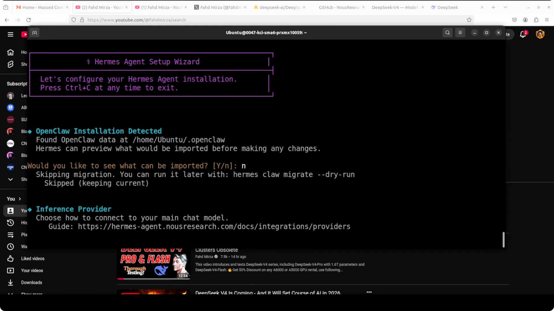DeepSeek V4 Pro, Hermes Agent & Telegram: Mobile Bug Fixing Guide screenshot 1