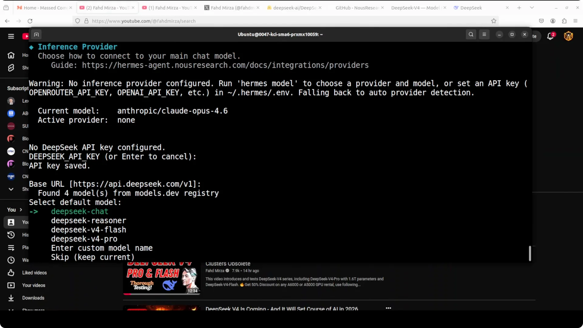 DeepSeek V4 Pro, Hermes Agent & Telegram: Mobile Bug Fixing Guide screenshot 4