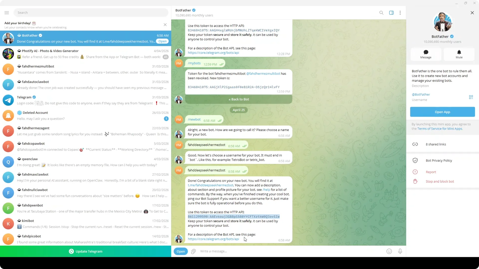 DeepSeek V4 Pro, Hermes Agent & Telegram: Mobile Bug Fixing Guide screenshot 6