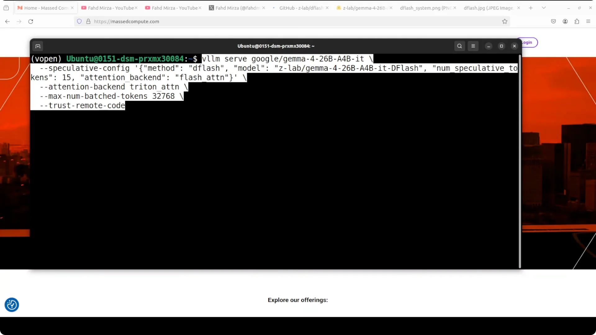 DFlash Drafter for Gemma 4 26B: Run Speculative Decoding Locally screenshot 3
