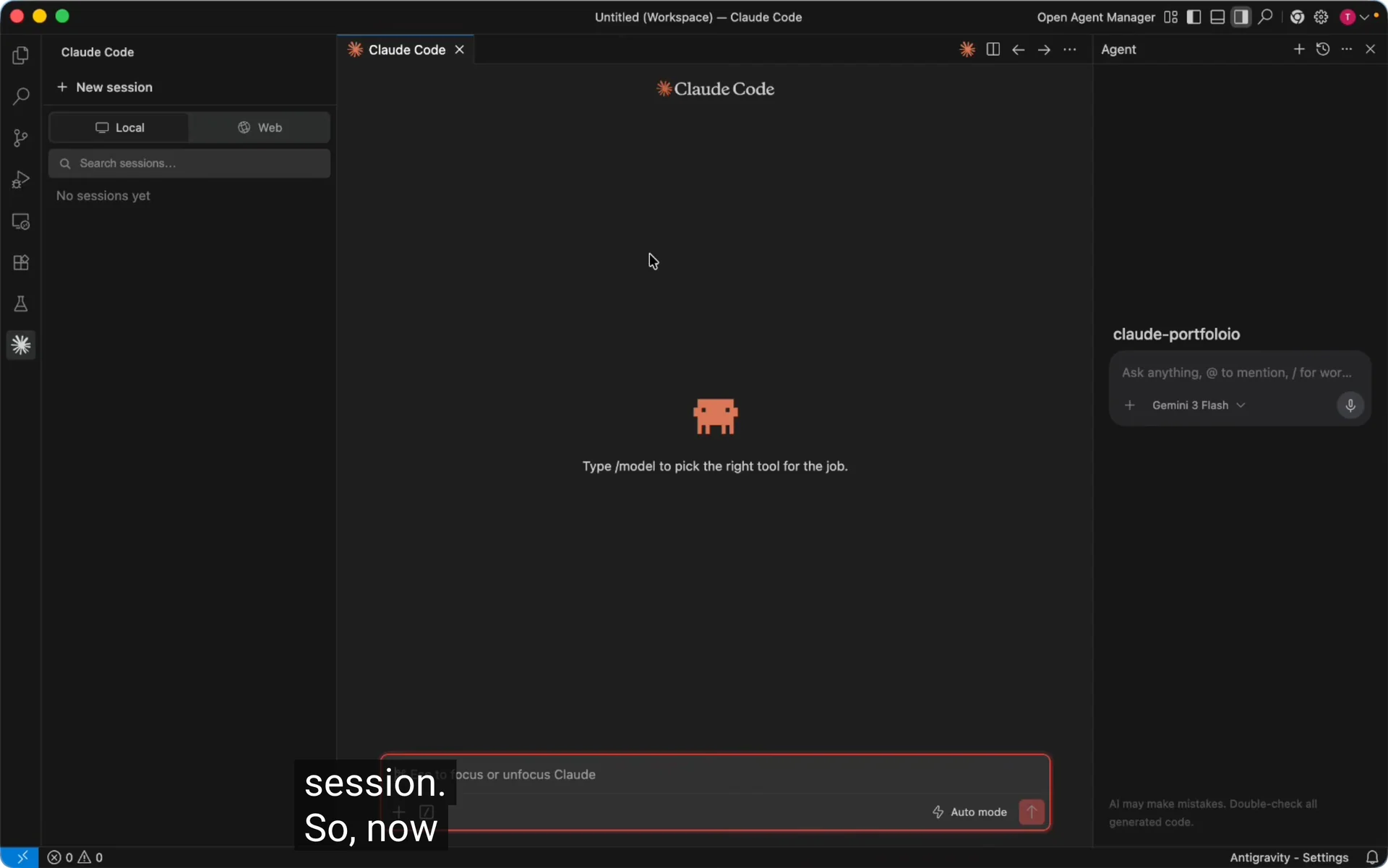 How to Install and Use Claude Code in Antigravity? screenshot 6