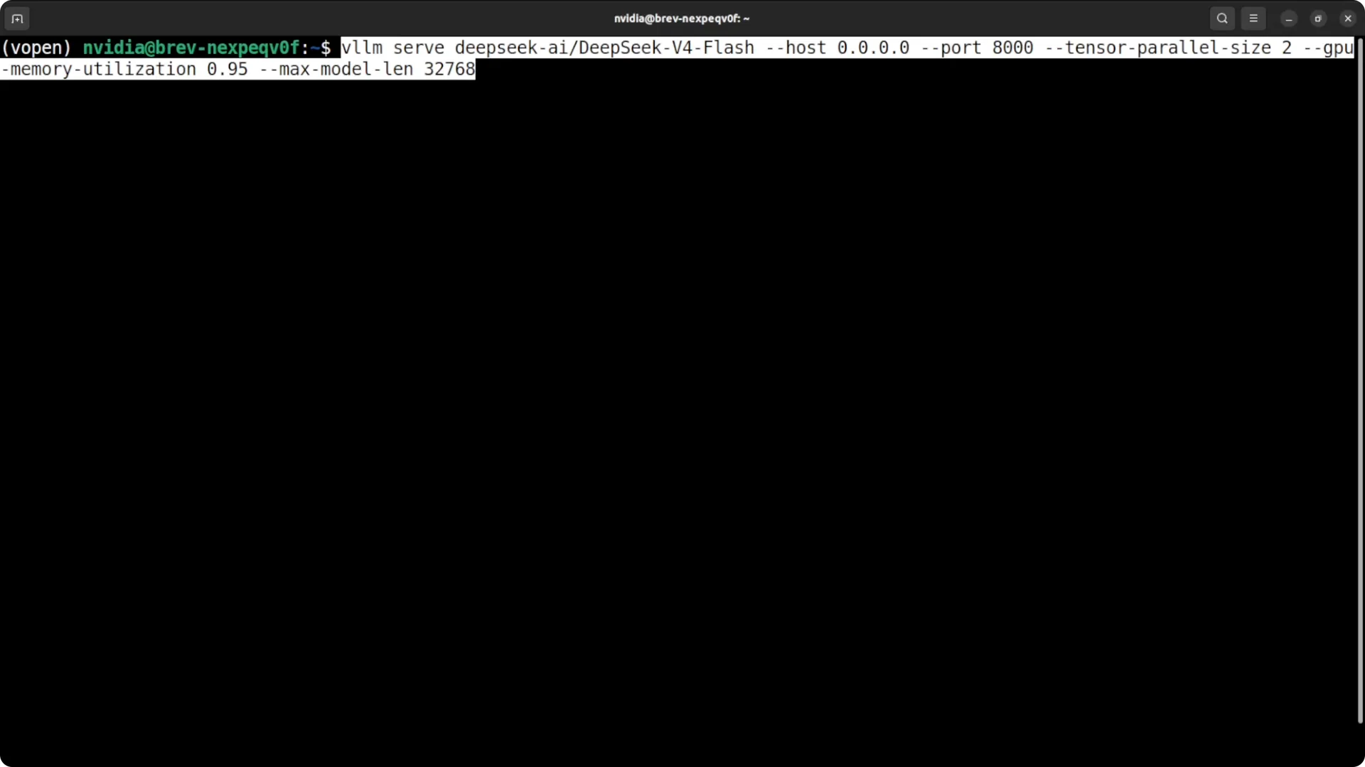 How to Run DeepSeek v4 Flash Locally? screenshot 2