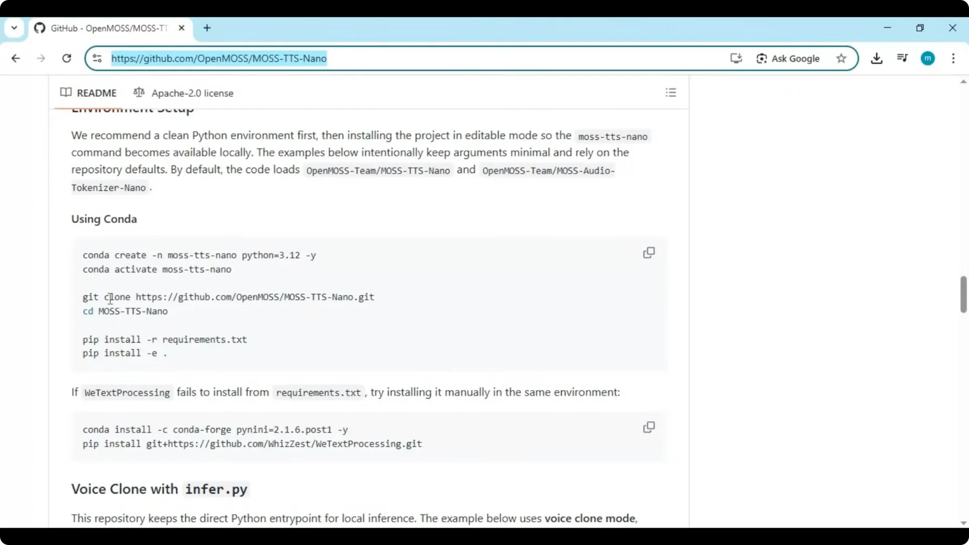 MOSS TTS Nano: How to Easily Install and Clone AI Voices? screenshot 3