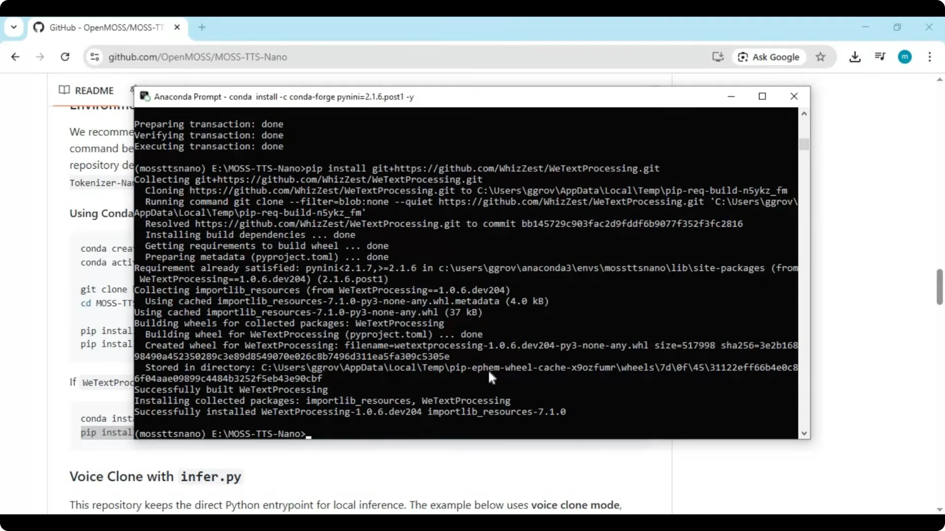 MOSS TTS Nano: How to Easily Install and Clone AI Voices? screenshot 5