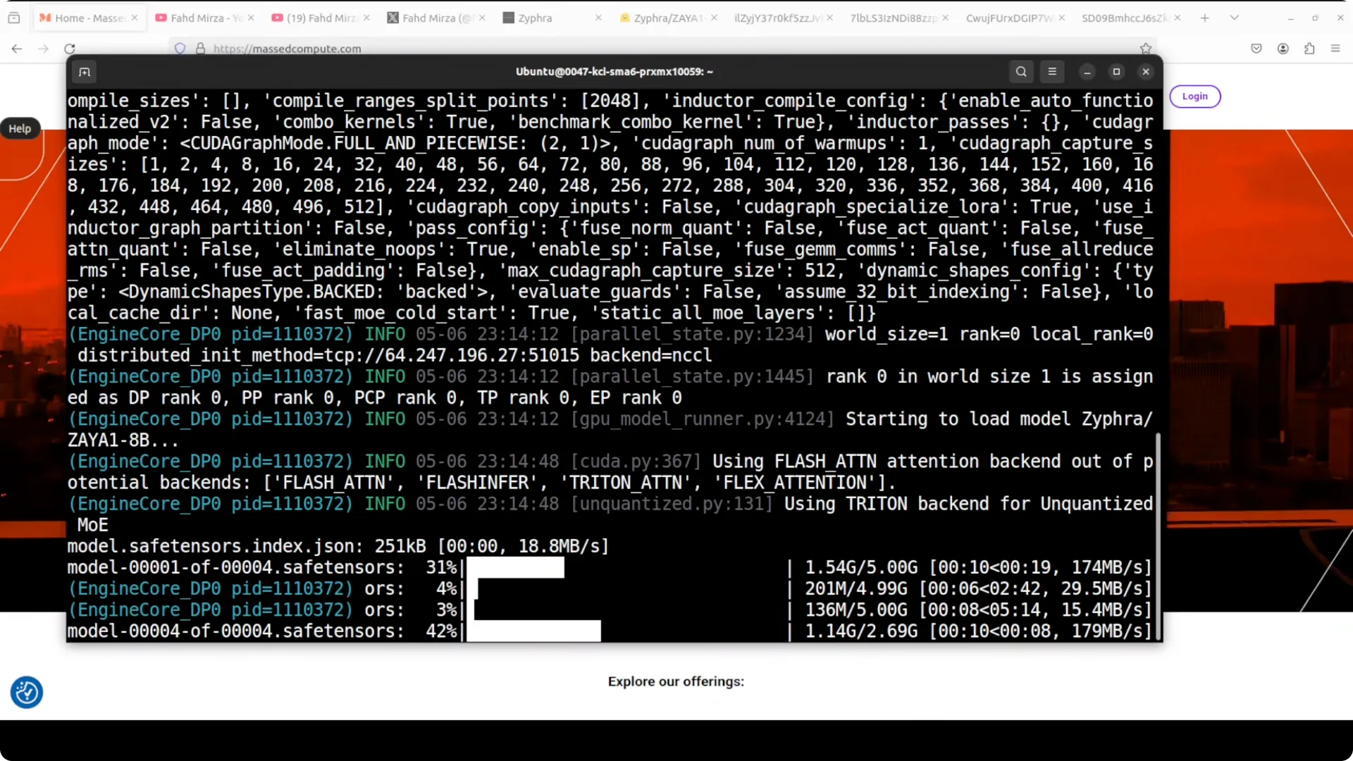 Zaya1 8B by Zyphra: Efficient Local Intelligence Run screenshot 3