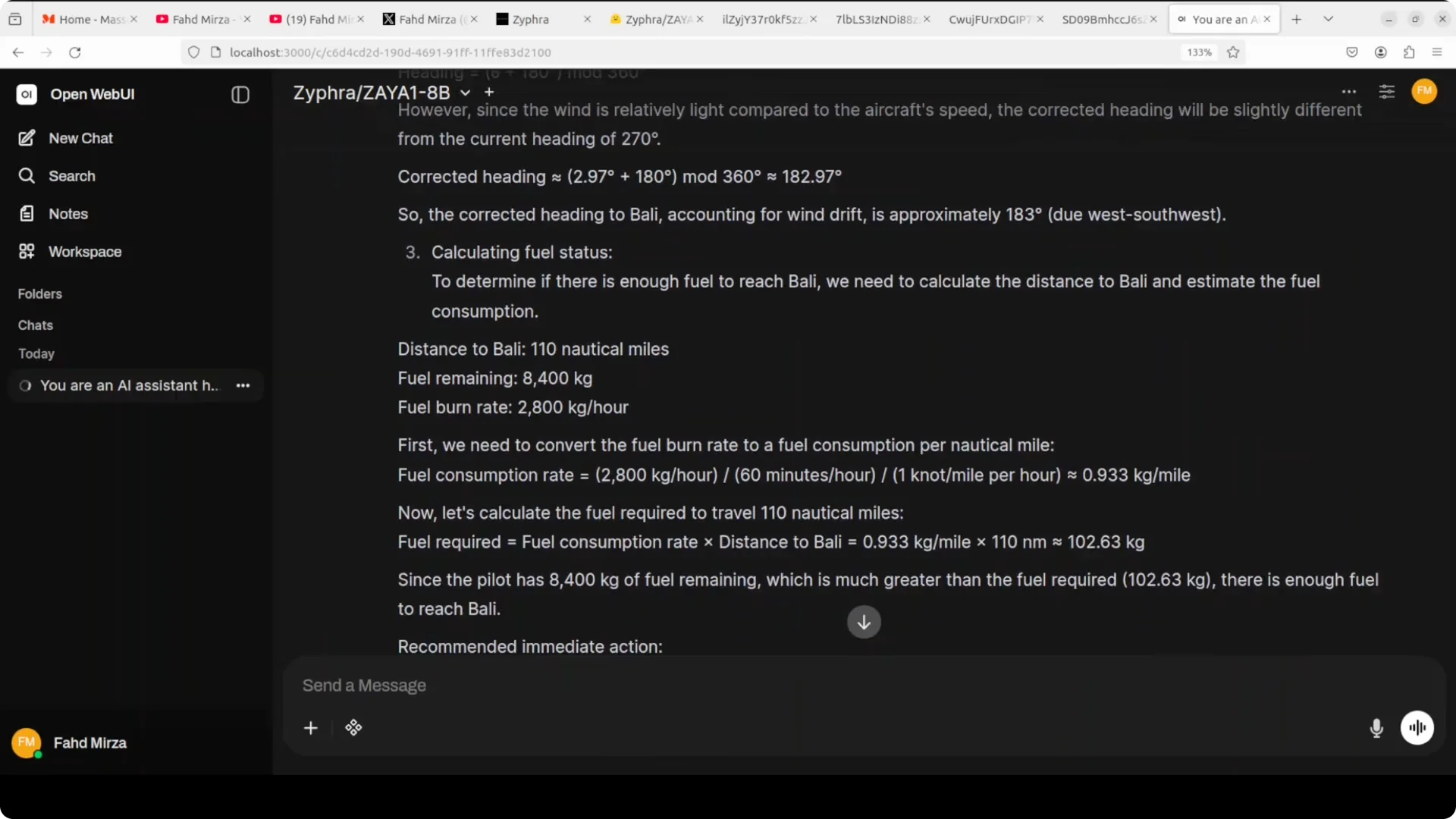 Zaya1 8B by Zyphra: Efficient Local Intelligence Run screenshot 6